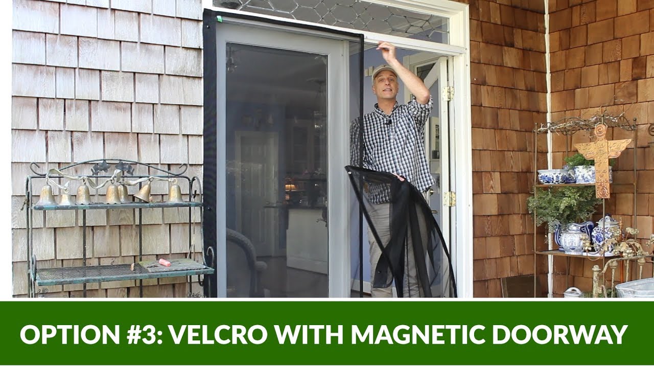 French Door Option 3 - Velcro with Magnetic Doorway
