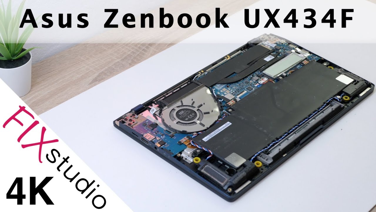 Asus Zenbook UX434F - disassemble [4k]