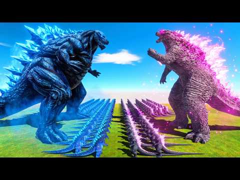 GROWING DUO GODZILLA WAR! Winner Fights GIANT KONG BEAST & KONG 2024! | ARBS