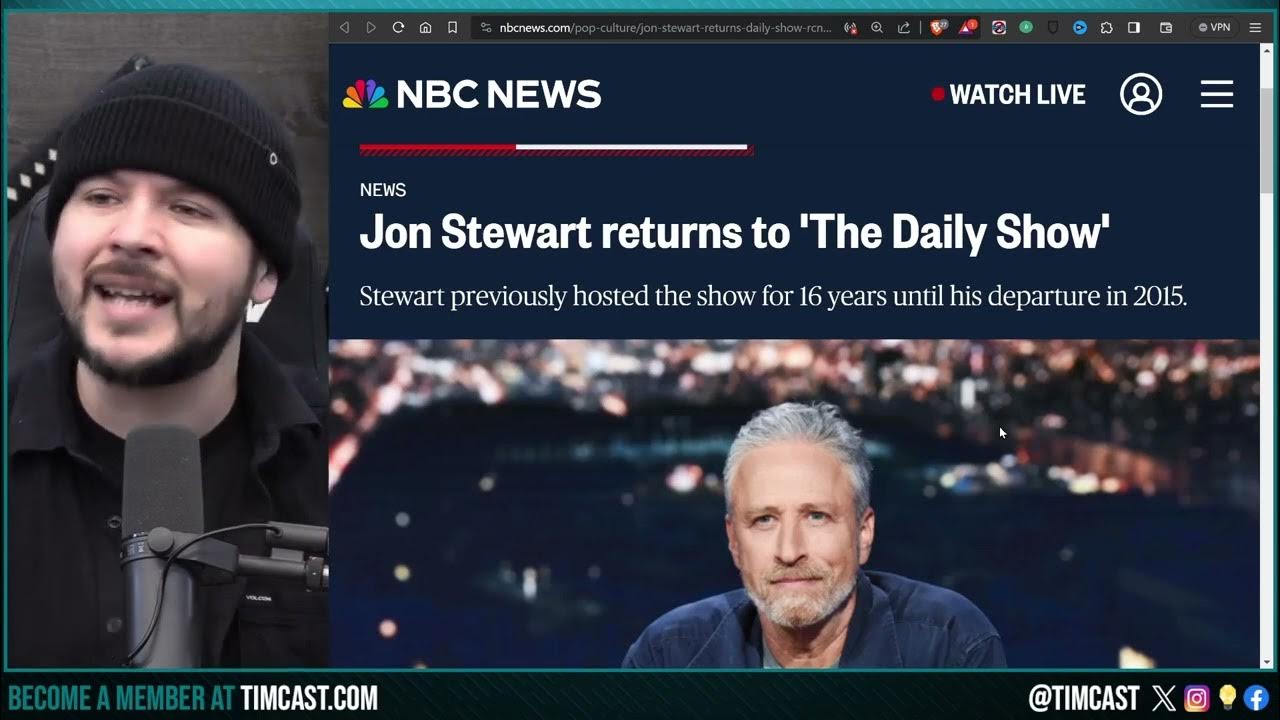 Jon Stewart RETURNS To The Daily Show, But Stewart GOT WOKE And WENT BROKE, Desperate Play WILL FAIL