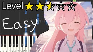 Signal Of Abydostheme 45  Blue Archive Osteasy Piano Tutorial