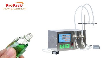 Máy chiết rót dầu gió xanh 02 vòi bán tự động