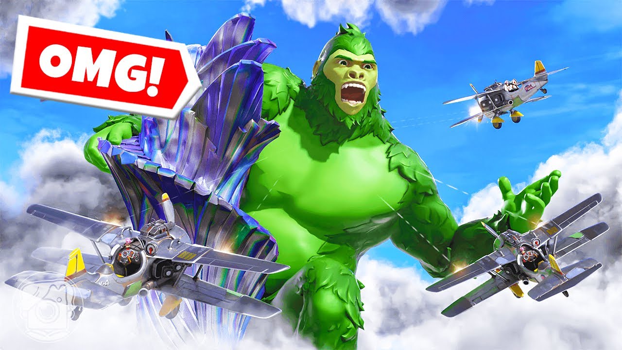 ESCAPE KING KONG... or ELSE! (Fortnite Challenge)