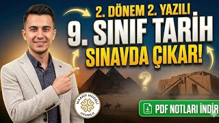 9. Sınıf 2. Dönem 2. Tarih Yazılısı | SINAV PROVASI PDF Notları 9. Sınıf 2. Dönem 2. Tarih Yazılısı | SINAV PROVASI PDF Notları