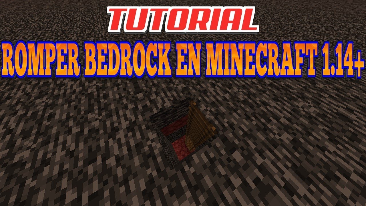 Romper Bedrock fácil y rápido [Survival] - Minecraft 1.16 | QuiqueES ...
