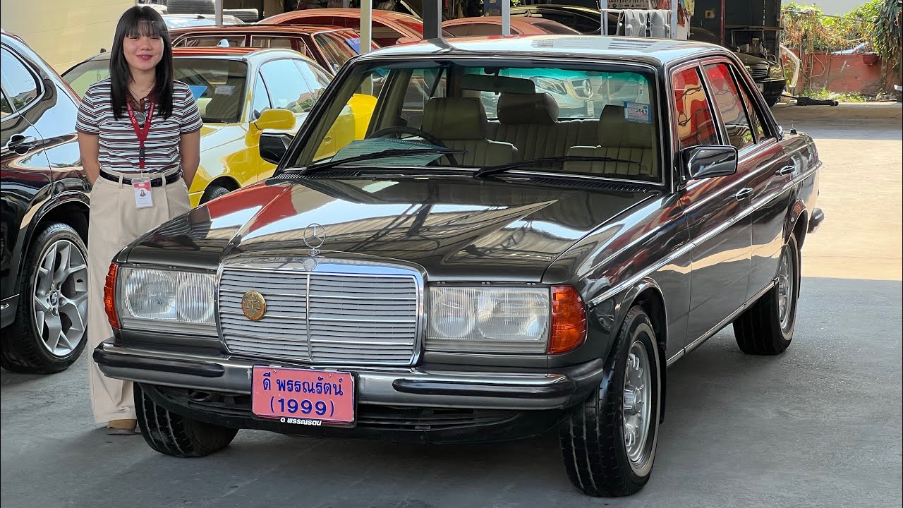 (ขายแล้ว)เครื่องดีเซลเดิม + ภายในเดิม + เกียร์ออโต้| Mercedes-Benz 300D A/T(W123) ปี 1989 |
