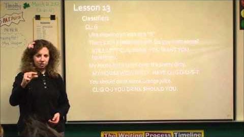 ASL 2--Week Two-Chapter 13 Mass Quantifier Classifiers
