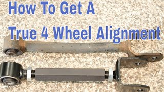 The best way to get a true 4 wheel alignment on you vehicle