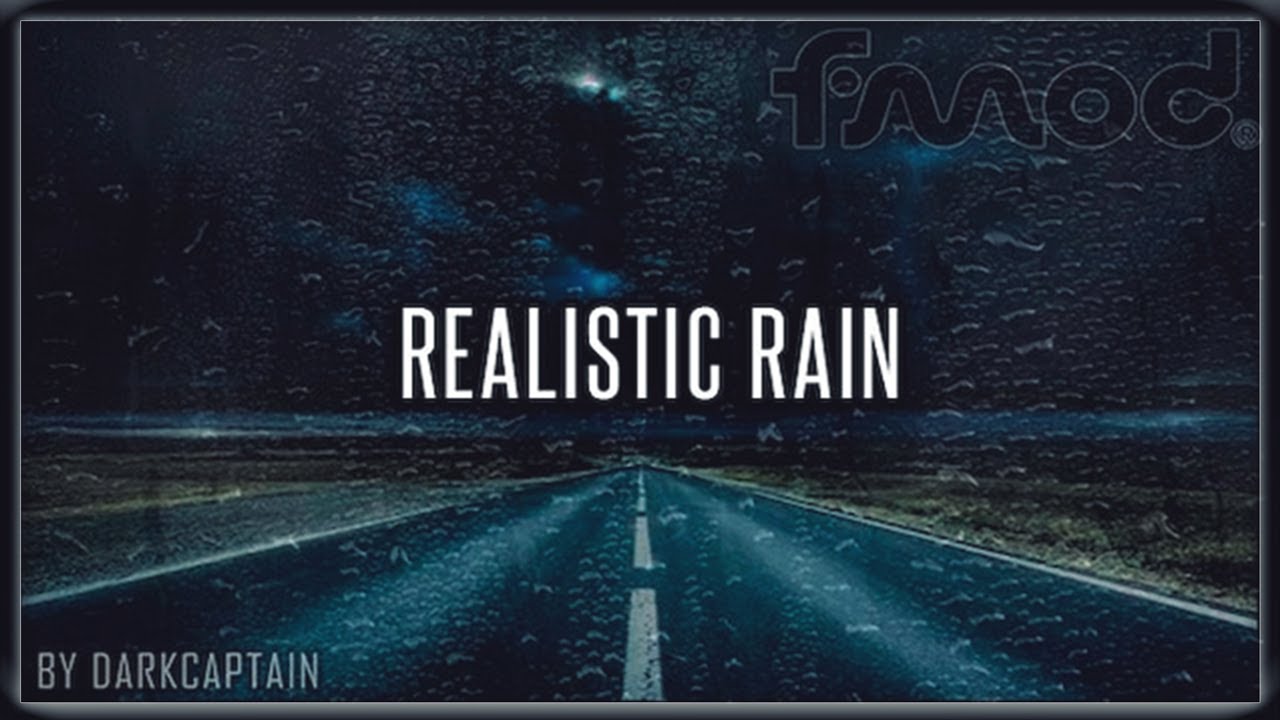 Realistic rain