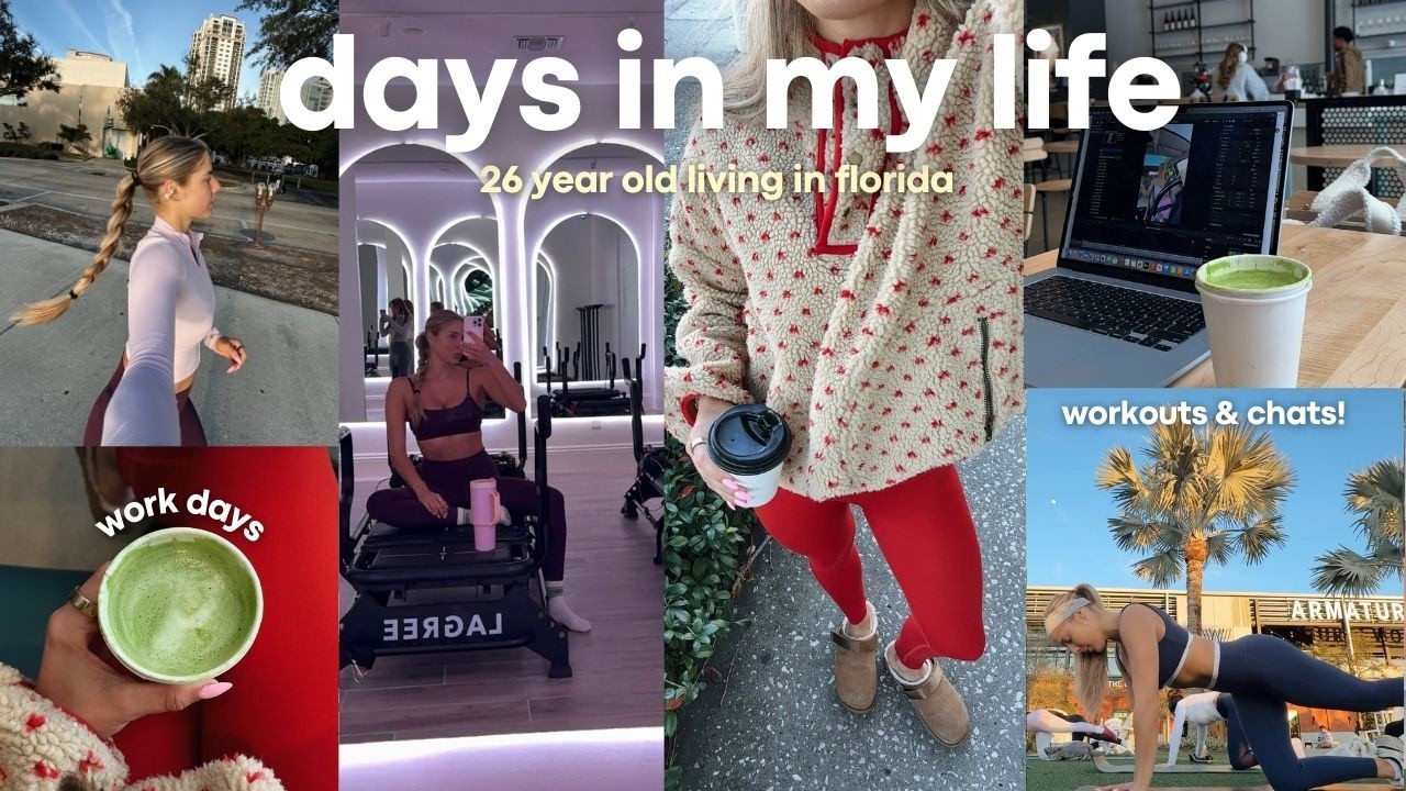 VLOG: keeping myself busy,  workouts, & my everyday glow routine ✨