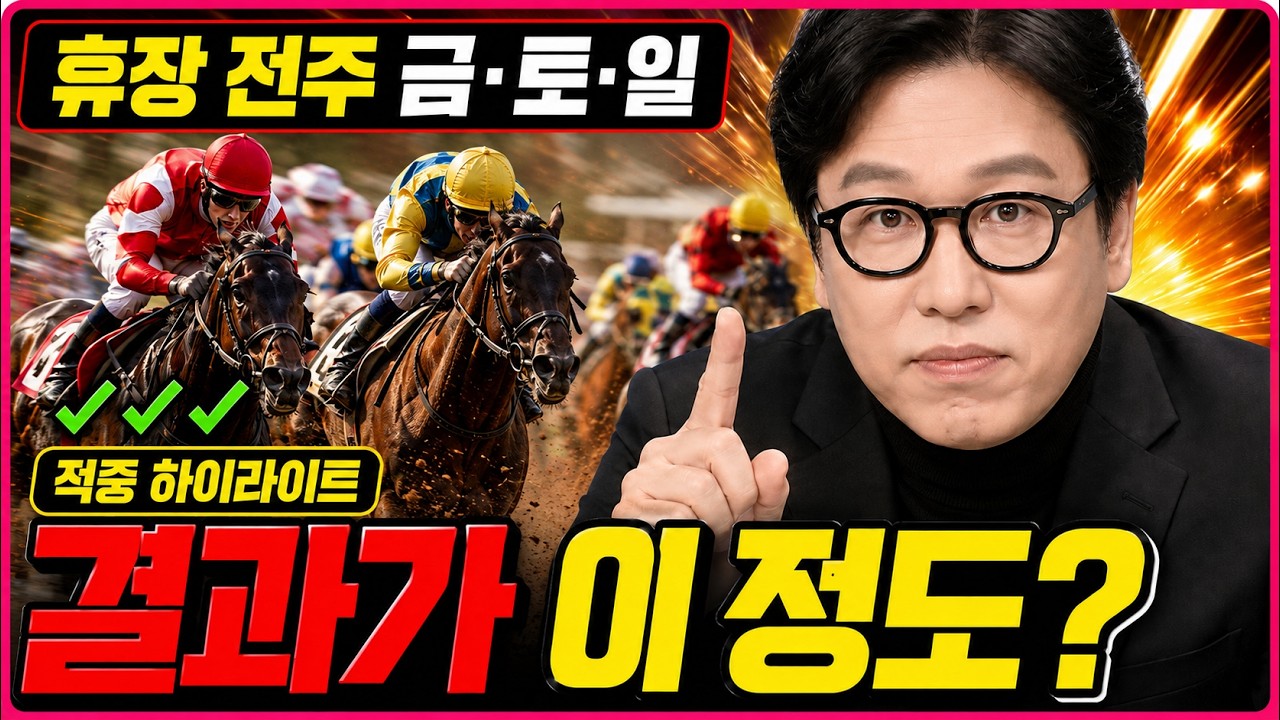 휴장 앞두고 경마주간 적중내역 분석!