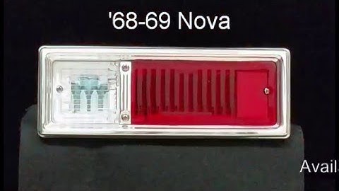 1968 - 69 Nova Sequential LED Tail Lights made by Easy Performance Products