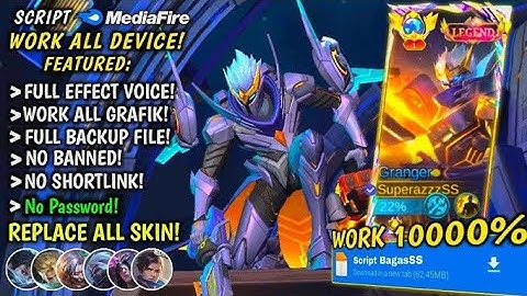 script skin granger legend + sound meme tatata tiktok no password Full effects sctipt by IKUZO