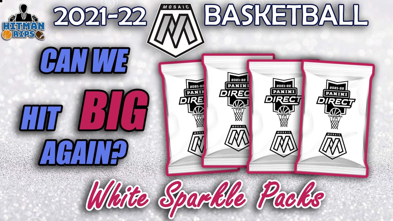 Can we Hit BIG Again? 2022 Mosaic Basketball White Sparkle Packs!