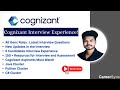 Freshers Cognizant Interview Experience | All Cluster Important Questions | 150+ Interview Questions