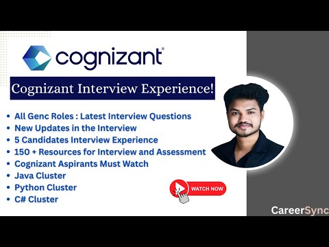 Freshers Cognizant Interview Experience | All Cluster Important Questions | 150+ Interview Questions