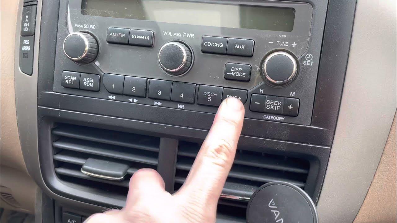 “ENTER CODE” Honda Pilot 2006 - 2008 Radio. Spoiler alert: Code is in