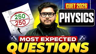 CUET Physics 2026 Full Marathon | Most Expected Questions + PYQs LIVE | Shailendra Sir