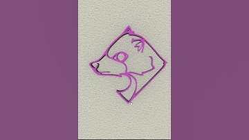 Panel Silhouette #25 Bear #art #secondlife #blender #animation #game