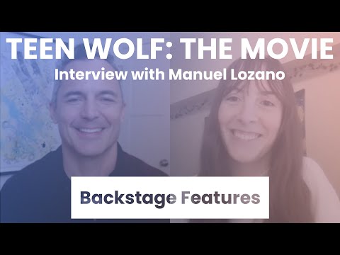 Teen Wolf: The Movie Interview with Manuel Lozano | Backstage Features with Gracie Lowes