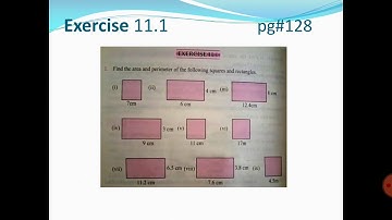 Class 6 Math Session 1, Chapter 11, Perimeter & Area, Ex 11.1