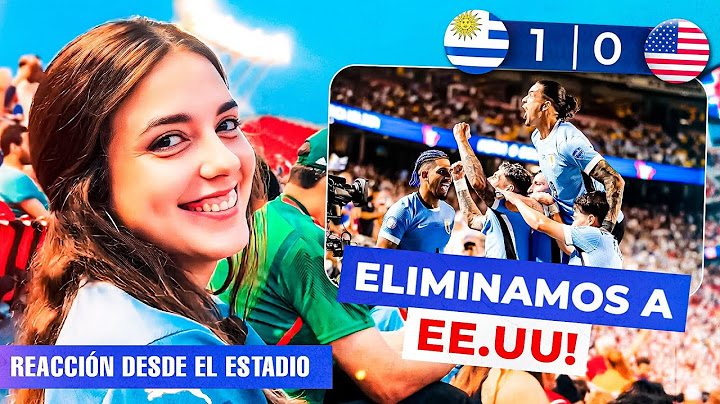 URUGUAY 1 - ESTADOS UNIDOS 0 | Reacción DESDE EL ESTADIO *Copa América 2024*