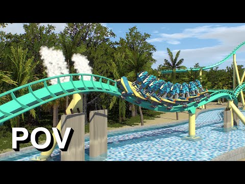 Aggro Cutback Surf Coaster POV | FVD++ | No Limits 2 | 60fps | 2D