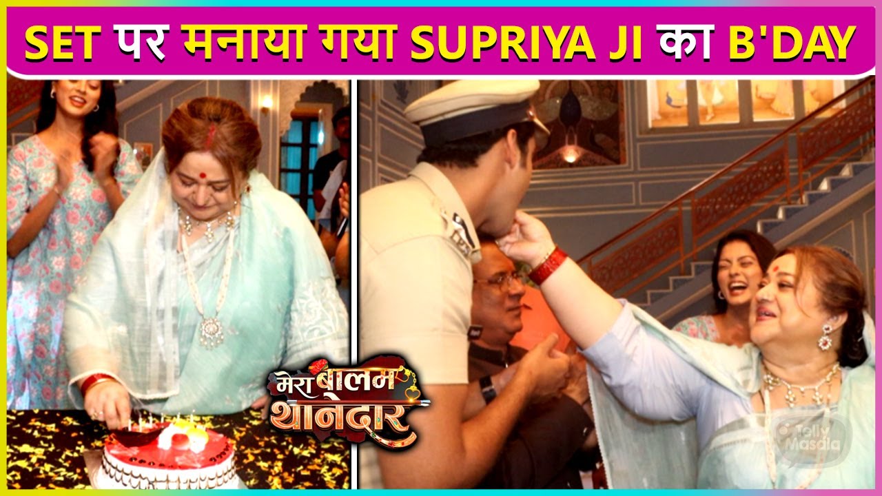Mera Balam Thanedaar: Supriya Shukla Celebrates Her Birthday With Cast & Crew