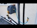 Unboxing And Setup Of A Hozelock Compact 2in1 Reel With 25m Hose Pipe