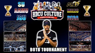 HBCU Culture Homecoming BOTB 2023 SUPER BATTLE BANDS JSU SU MC ASU AAMU TALLADEGA | REACTION REVIEW