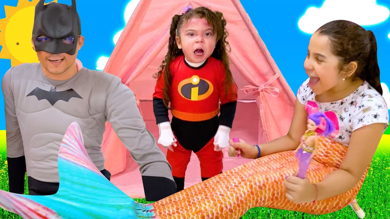 SARAH E ELOAH em uma HISTÓRIA ENGRAÇADA da CABANA MÁGINA histórias engraçadas PARA CRIANÇAS