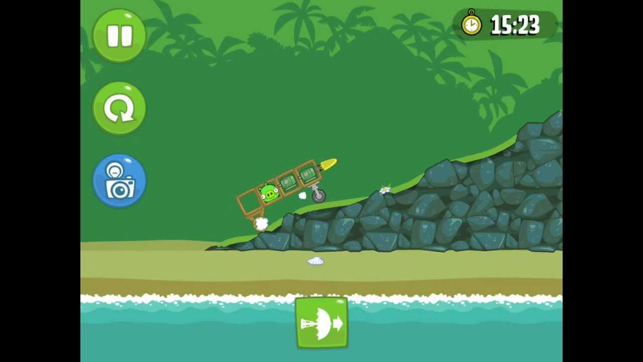 Bad Piggies - Ground Hog Day. Level 1-22