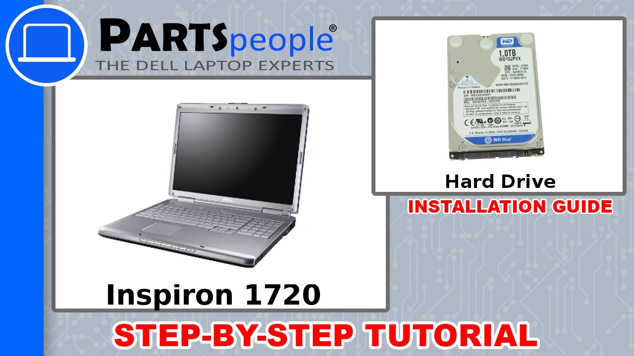 Update Видеоурок по замене жесткого диска Dell Inspiron 1720
