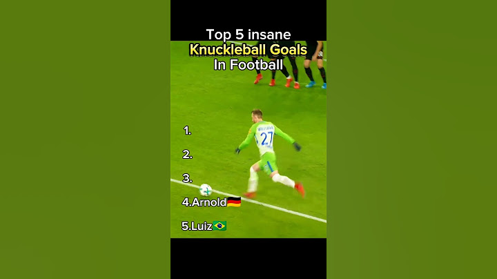 Top 5 Insane Knuckleball Goals In Football
