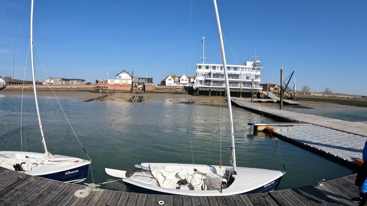 Day sail on the river Crouch.  South Woodham Ferrers to Burnham-on-Crouch.  Saturday 8th March 2024.
