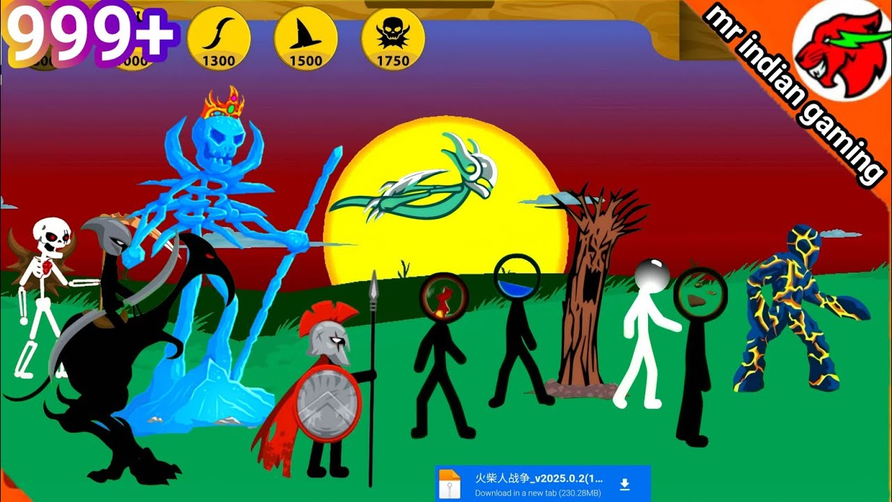 Stick war legacy Chinese mod 999+ army 😁..