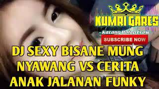 DJ REMIX BISANE MUNG NYAWANG VS CERITA ANAK JALANAN FUNKY NONSTOP 2019