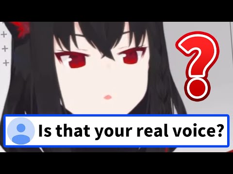 Viewer asks Kurokami if her voice is her real voice or not [Hololive/Eng sub]