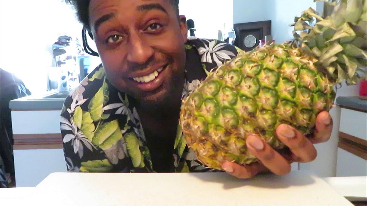 Coring A Pineapple WITHOUT A CORER YouTube