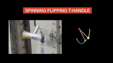 Modeling a Spinning and Flipping T-Handle With Spring Forces and Python