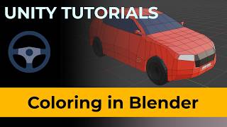Blender - How to Color 3D Low Poly Model and Change Colors in Project screenshot 1