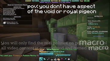💀Hypixel Skyblock Mining Macro Mod Pigeon AOTV 2025