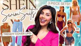 SHEIN Bikinis That DID NOT DISAPPOINT!!🔥 + Trendy Coverups, 3 Piece sets!