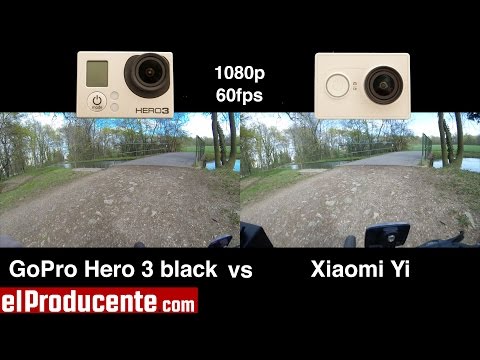 Xiaomi Yi vs GoPro Hero 3 black (1080p 60fps)