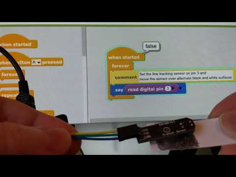 MicroBlocks   Line Tracking Sensor