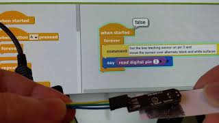 MicroBlocks   Line Tracking Sensor