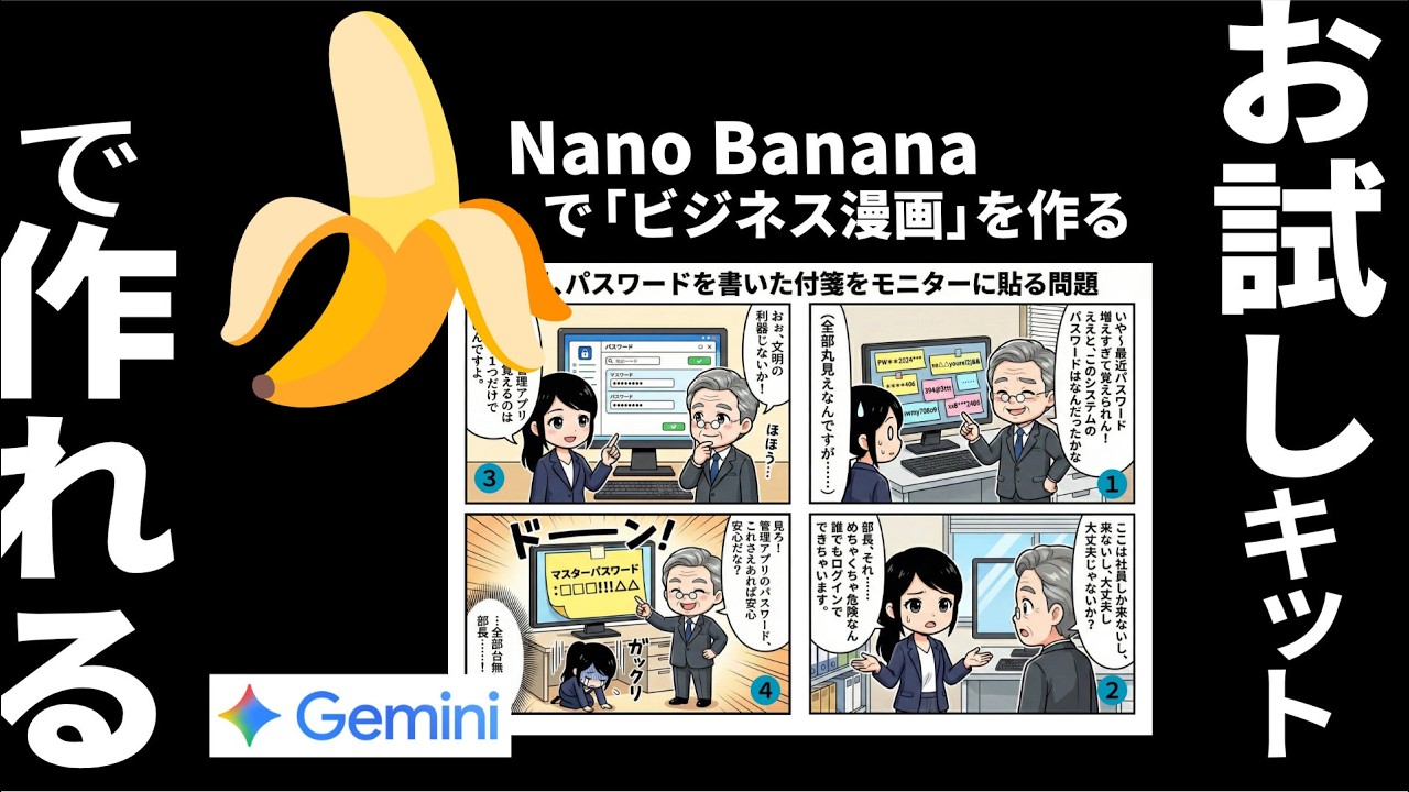 First time using Nano Banana [Business Manga Creation] We're