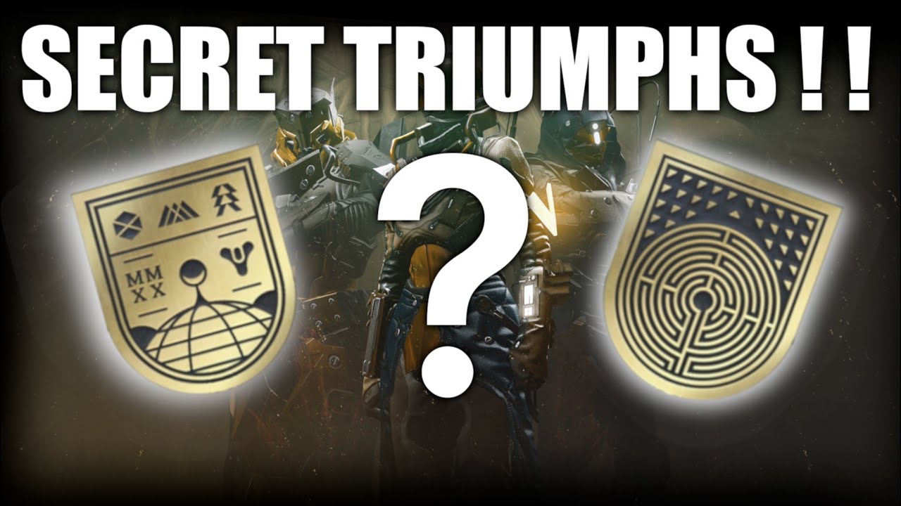 SECRET TRIUMPHS in the FORERUNNER & MMXX Seals! | Destiny 2 | MMXX & Forerunner Remaining Triumphs