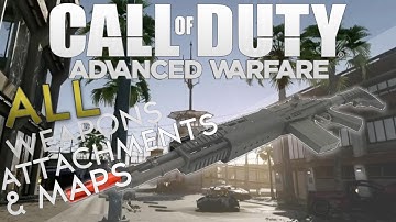 Advanced Warfare - All WEAPONS, ATTACHMENTS, and MAPS IN Multiplayer (Gameplay/Commentary)