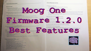 Moog One Firmware Update 1.2.0: Best Feature - Active Voice Indicator